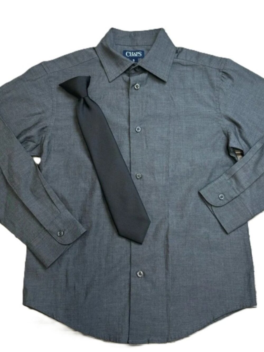 Chaps Kids Youth Boys Dark Grey Shirt Small 8